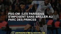 PSG-OM : les Parisiens gagnent sans briller au Parc des Princes