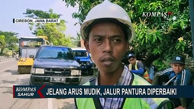 Sambut Arus Mudik Lebaran 2022, Sejumlah Titik di Jalur Utama Pantura Diperbaiki