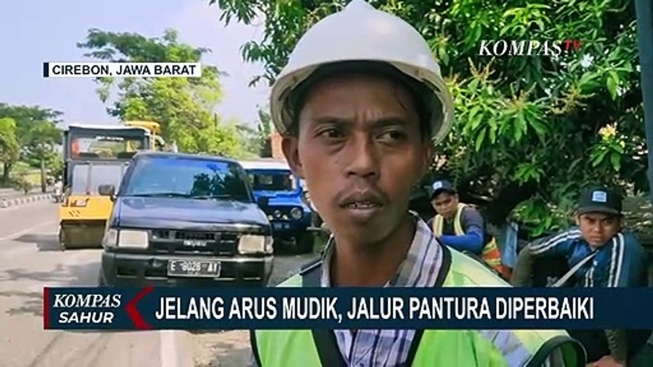 Sambut Arus Mudik Lebaran 2022, Sejumlah Titik di Jalur Utama Pantura Diperbaiki