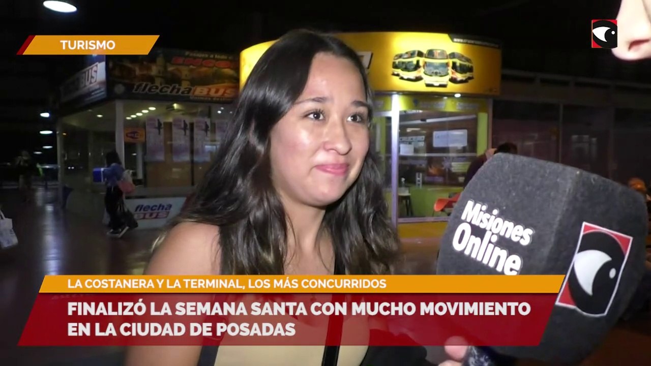 Finalizó la Semana Santa con mucho movimiento en la ciudad de Posadas