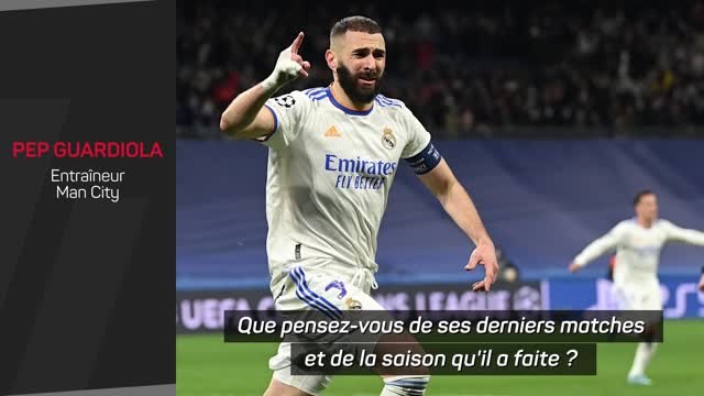 Demies - Guardiola : “La carrière de Benzema parle d’elle-même”