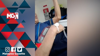 Pesakit melambung dalam ambulan kerana jalan tidak rata