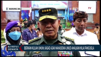 Kasad Ajak Mahasiswa Unud Amalkan Nilai Pancasila