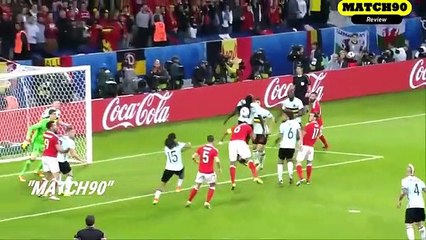 EURO Cup 2016 Wales vs Belgium highlight and goals