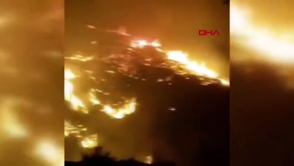 Hatay'da orman yangını! Yerleşim yerleri tehdit altında