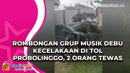 Rombongan Grup Musik Debu Kecelakaan di Tol Probolinggo, 2 Orang Tewas