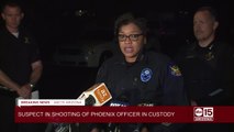 Suspect who allegedly shot Phoenix officer in custody after three-day manhunt