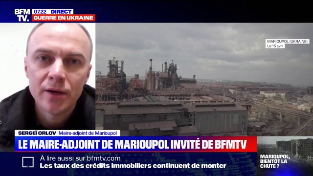 Sergeï Orlov, maire-adjoint de Marioupol: 20 à 25% de la ville sont toujours défendus sous le contrôle ukrainien