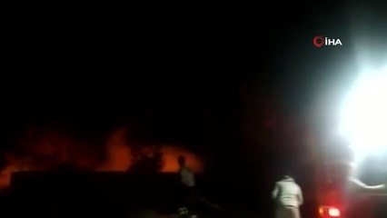 Hatay'da bitki örtüsü alanındaki yangın büyümeden söndürüldü