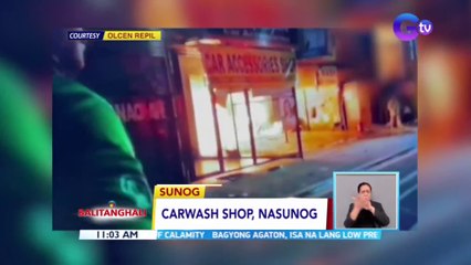 Carwash shop, nasunog | BT