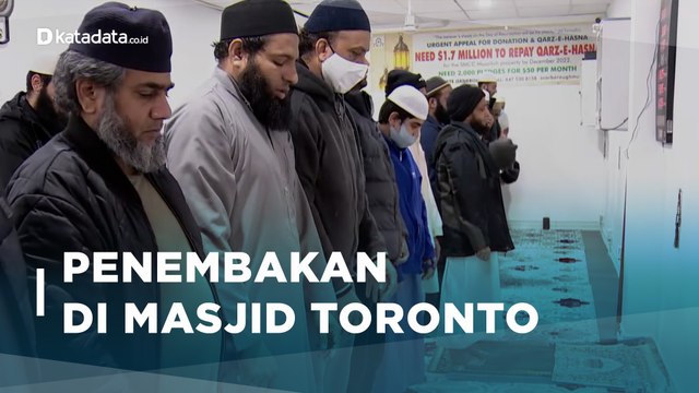 5 Orang Terluka Ditembak Pria Tak Dikenal di Depan Masjid Toronto | Katadata Indonesia
