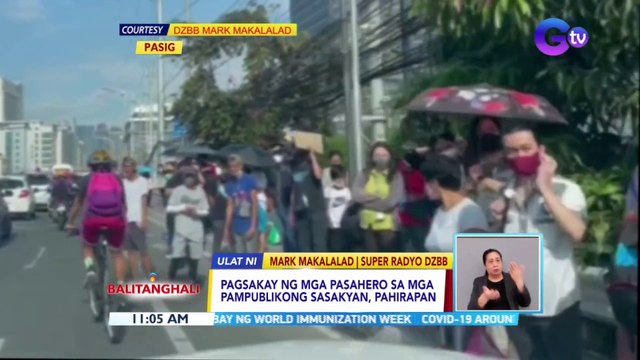 Pagsakay ng mga pasahero sa mga pampublikong sasakyan, pahirapan | BT