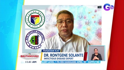 Panayam kay Dr. Rontgene Solante, Infectious Disease Expert (April 18, 2022) | BT