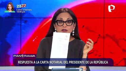 Rosana Cueva sobre carta notarial de Castillo: ¿Cómo rectificarnos de una aseveración con base científica?