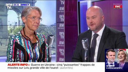 Elisabeth Borne: "Je suis concentrée sur la réélection d'Emmanuel Macron, c'est un moment crucial pour notre pays"