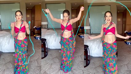 Urfi Javed ने Fans के उड़ाए होश , Saree पहन कर किया ये काम , Video Viral | Boldsky