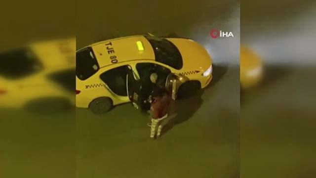 İstanbul’da bıçaklı taksici dehşeti: “Seni bıçaklarım” diyerek çifti kovaladı