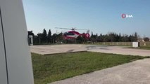 Hastalanan vatandaş Trabzon'dan Samsun'a ambulans helikopterle getirildi