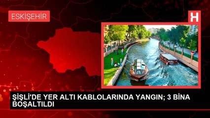 Şişli'de panik anları! Yer altı kablolarındaki yangın nedeniyle 3 bina boşaltıldı
