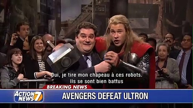 Thor est à bloc après la défaite d'Ultron !