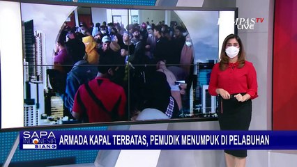 Kekurangan Armada Kapal Penyeberangan, Pemudik Menumpuk di Pelabuhan