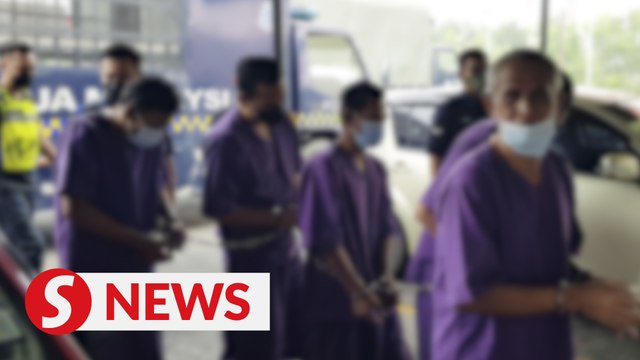 Six recaptured fugitives plead not guilty to escaping detention