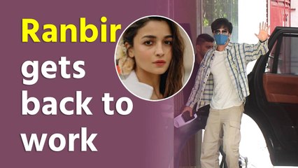 Ranbir Kapoor gets back to work after wedding with Alia Bhatt