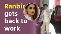 Ranbir Kapoor gets back to work after wedding with Alia Bhatt