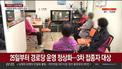 25일부터 경로당 운영 정상화…3차 접종자 대상