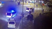 Kaçarken polis aracına çarpınca yakalandı