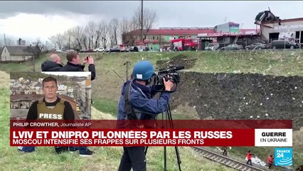 Ukraine : au moins sept morts après de "puissantes" frappes de missiles sur Lviv