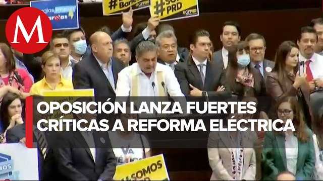 Entre insultos, arengas y gritos, así se vivió la votación por la reforma eléctrica