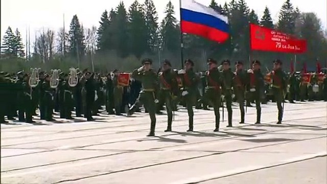 На полигоне Алабино прошла репетиция Парада Победы