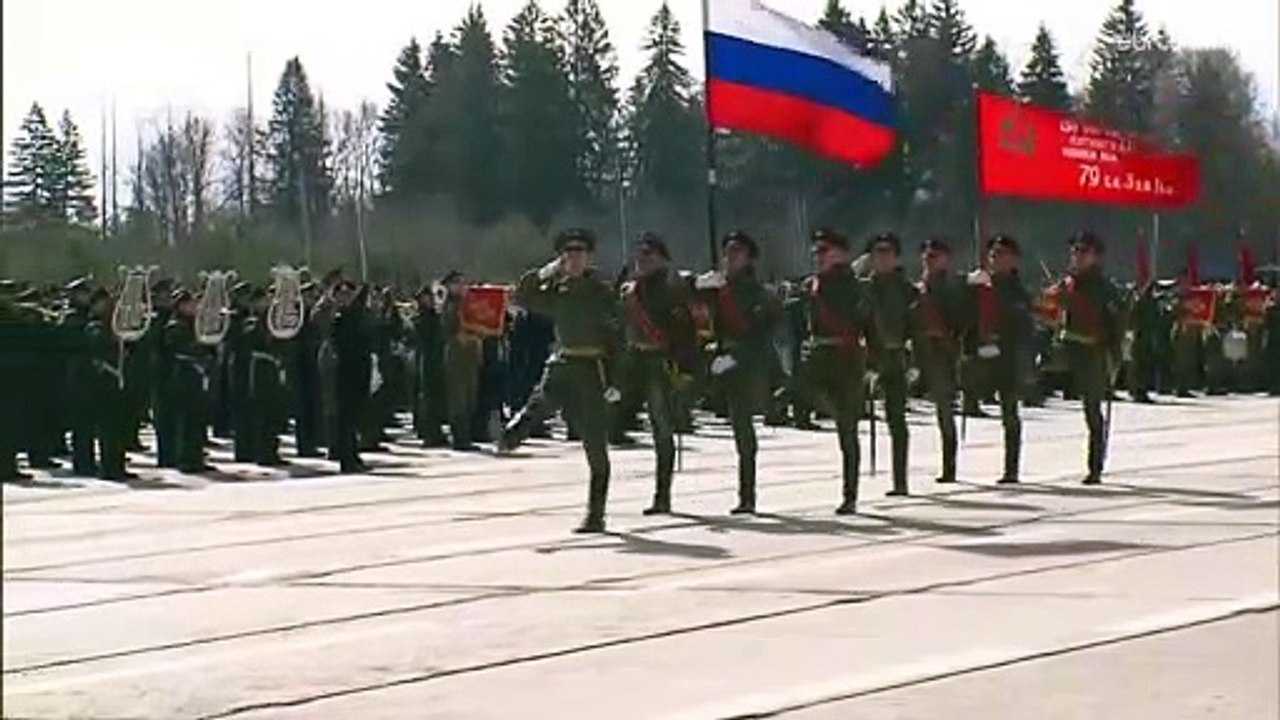 На полигоне Алабино прошла репетиция Парада Победы