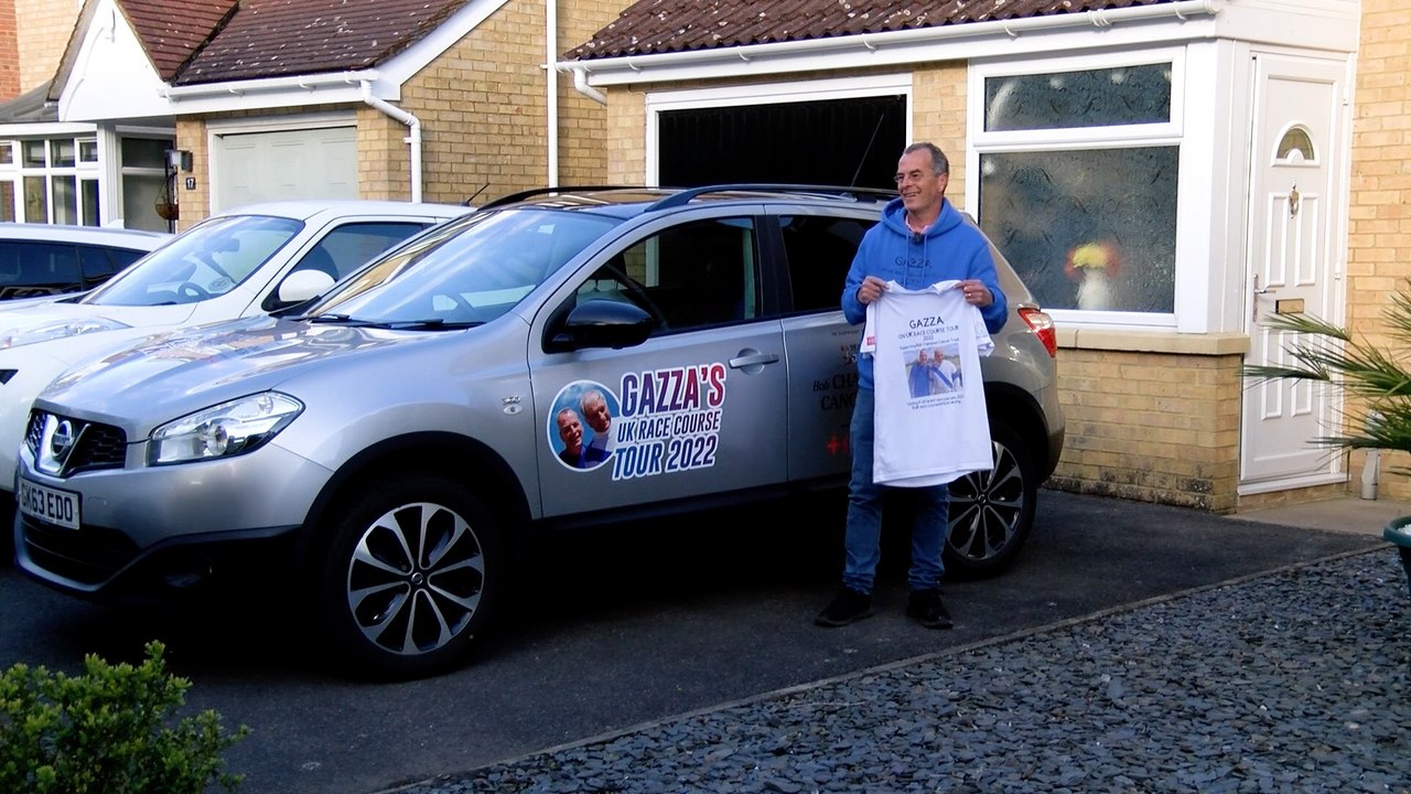 Ashford man walks around 41 horse racing courses to raise money for charity