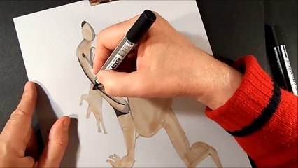 GREEN FROG ✅ - How to Draw Jumping Frog Illusion - 3D Anamorphosis