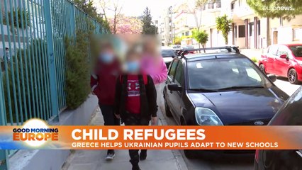 Greek school welcomes Ukrainian children who fled war