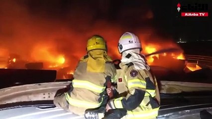 «الجنائية» تباشر التحقيق في حريق كراج حجز زوارق ميناء عبدالله وتستعين بالكاميرات