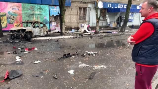 Rus güçlerinin Harkiv kentine saldırıları devam ediyor