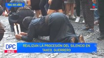 Tras dos años realizan procesión del silencio en Taxco