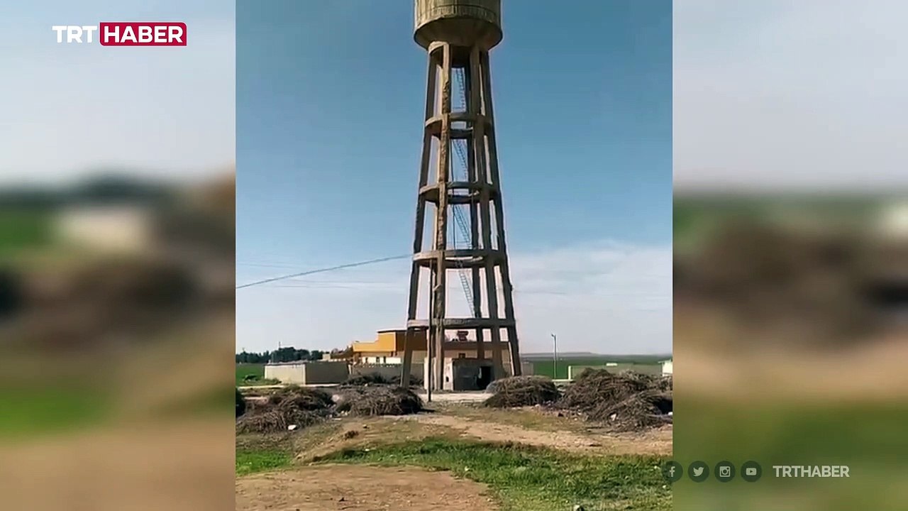 32 yıllık su deposu yıkıldı