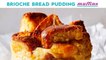 Brioche Bread Pudding Muffins with Maple Caramel
