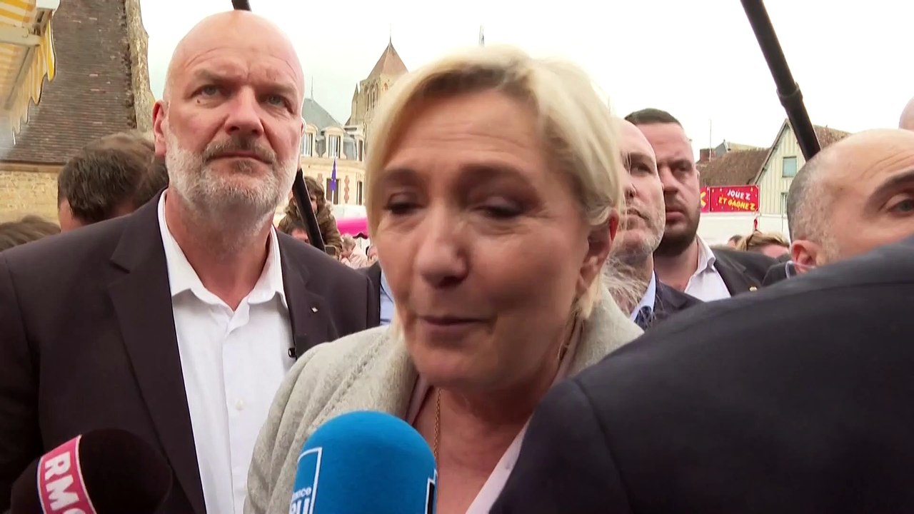 Présidentielle: "je trouve ça très bien les charentaises !", Marine Le Pen répond à Gabriel Attal
