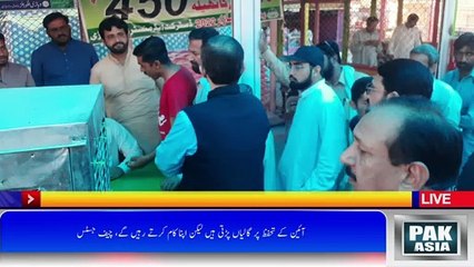 ڈپٹی کمشنر محمد خضر افضال چوہدری کا رمضان بازار اور مراکز خرید گندم کا وزٹ