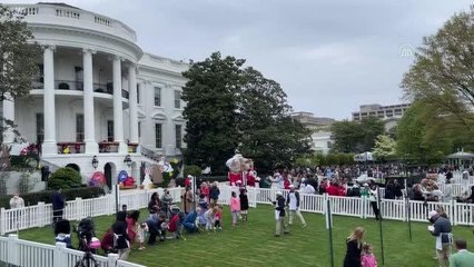 WASHINGTON - Biden, Beyaz Saray'da Paskalya dolayısıyla çocuklarla yumurta yuvarladı (3)