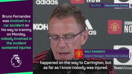 Fernandes fit for Liverpool after car crash - Rangnick