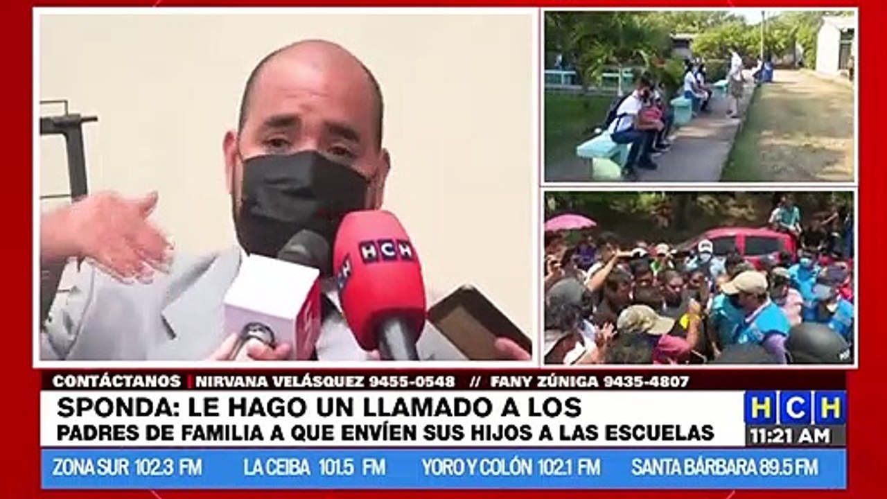 "Somos el país más pobre de América": Ministro Educación sobre el mal estado de los centros