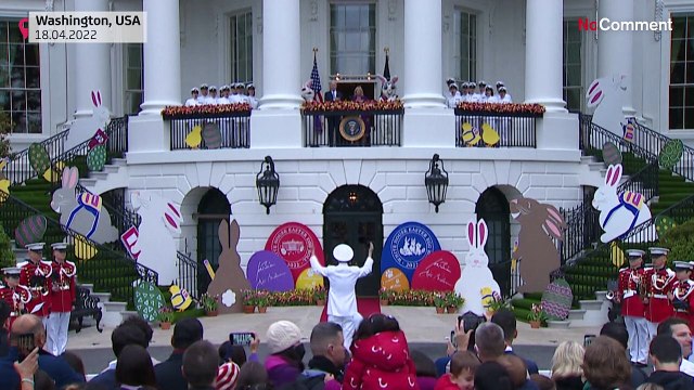 Пасхальное катание яиц в Белом доме