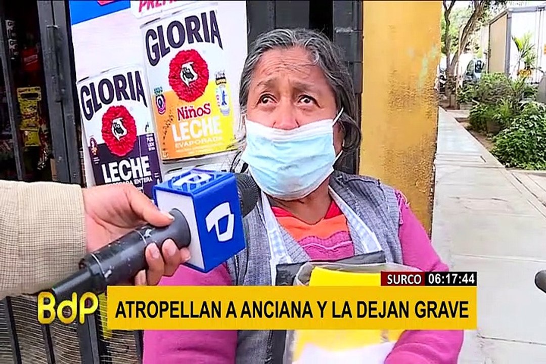 Tragedia en Viernes Santo: Conductor ebrio atropella a anciana de 80 años y la deja grave