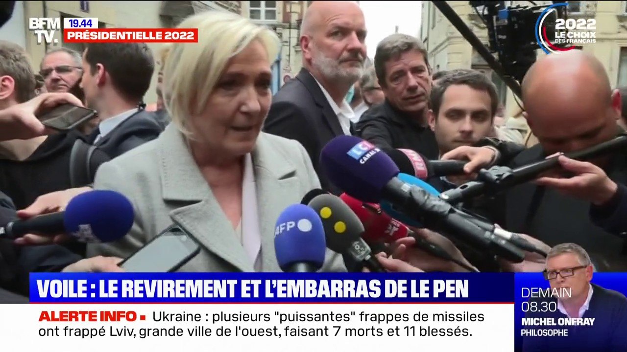 Marine Le Pen, sur le port du voile: "C'est l'Assemblée nationale qui aura lieu d'en débattre"